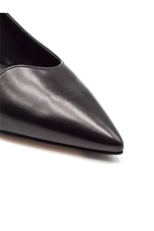 Décolleté slingback in pelle nera liscia MARA BINI | S158NERO